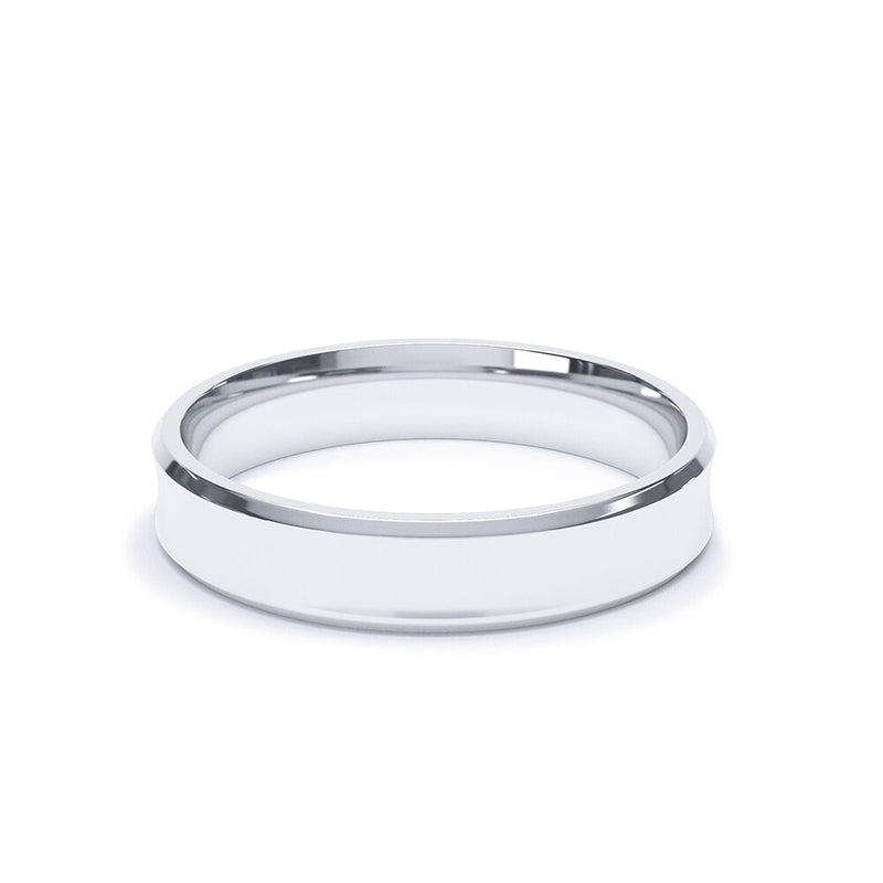 Concave Profile Plain Wedding Rings