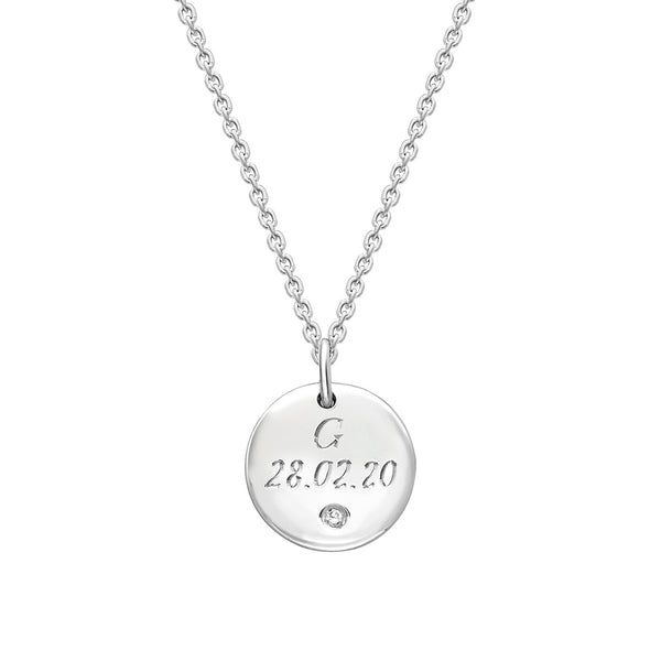 Personalised Disc Pendant