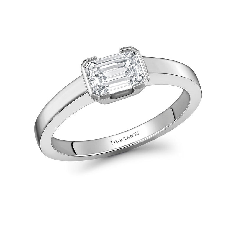 Emerald Cut Solitaire