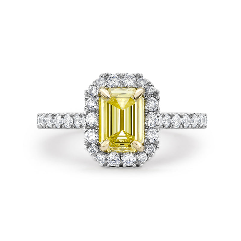 Yellow Emerald Cut