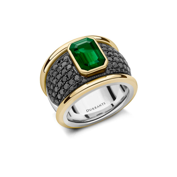 Emerald &amp; Black Diamond